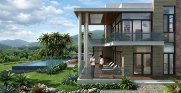 Photo of Cartagena's cathedral at the background and some colonial style houses